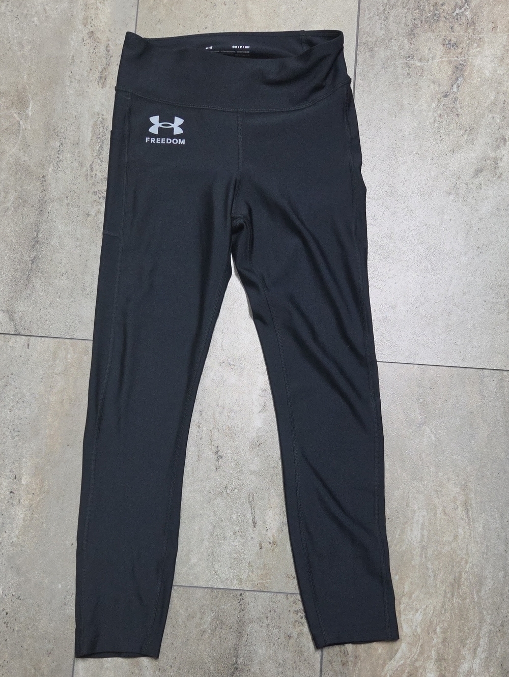 - Under Armour Black Freedom Performance Leggings